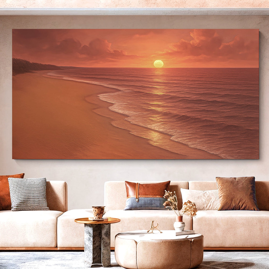 Beach Shoreline Coastal Wall Art VII